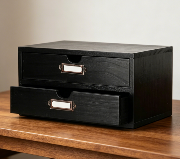 Rustic-Style 2-Drawer Unit — Jewelry & Crafts Storage