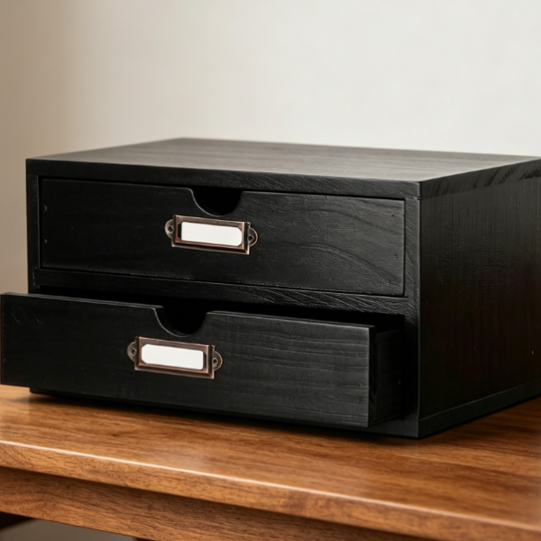 Rustic-Style 2-Drawer Unit — Jewelry & Crafts Storage