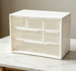 Mini 6-Drawer Transparent Box — Craft Room Organization