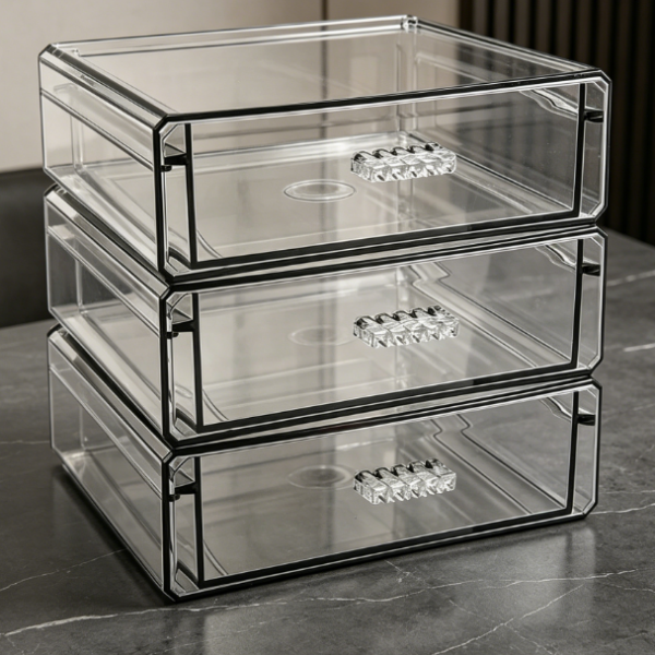 3-Piece Stackable Divider Set — For Kitchen & Office Use