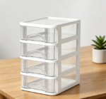 4-Tier Drawer Storage Box — Desktop Accessories & File Rack