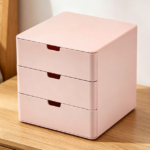 3-Tier Compact Drawers — For Pink Vanities